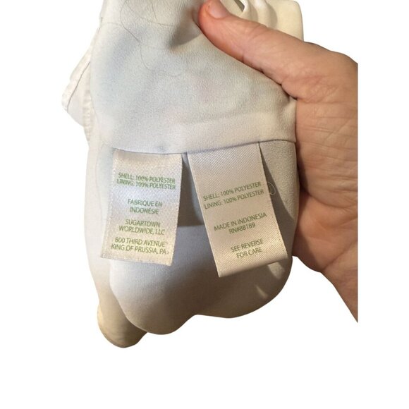 Lilly Pulitzer Womens Blue & Green Tropical Print Tunic Dress With Tie Cuffs med - Picture 8 of 8